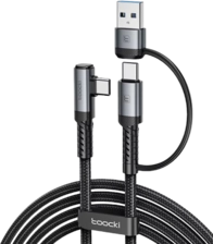 Toocki Oculus Quest Meta 2 in 1 Type A/C to Type C VR Link Cable - 16FT (5M)