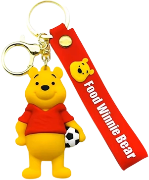  Winnie The Pooh Holds Football - Keychain Medal  for sale in Egypt from Games2Egypt