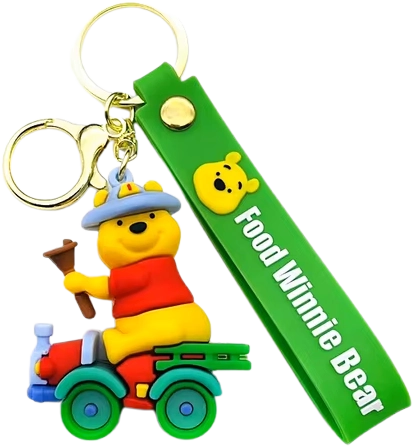 Winnie The Pooh by Car- Keychain Medal  for sale in Egypt from Games2Egypt