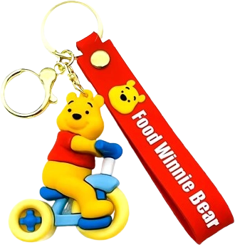 Winnie The Pooh biker - Keychain Medal   for sale in Egypt from Games2Egypt