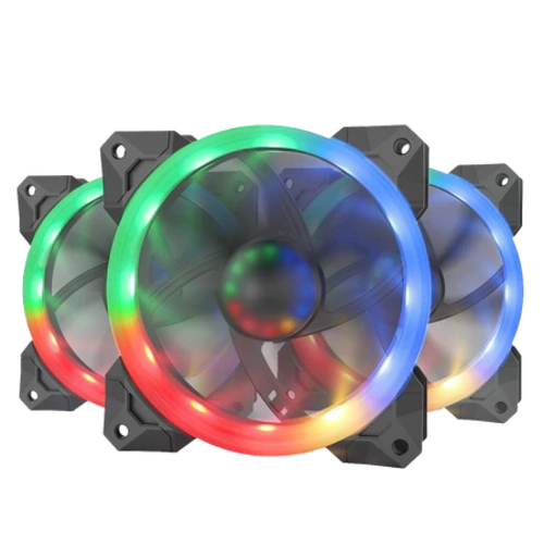 Redragon GC-F008 3 x 120mm - Fan RGB LED  for sale in Egypt from Games2Egypt