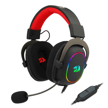 Redragon H510 Zeus-X  RGB Wired Gaming headset - Black  for sale in Egypt from Games2Egypt