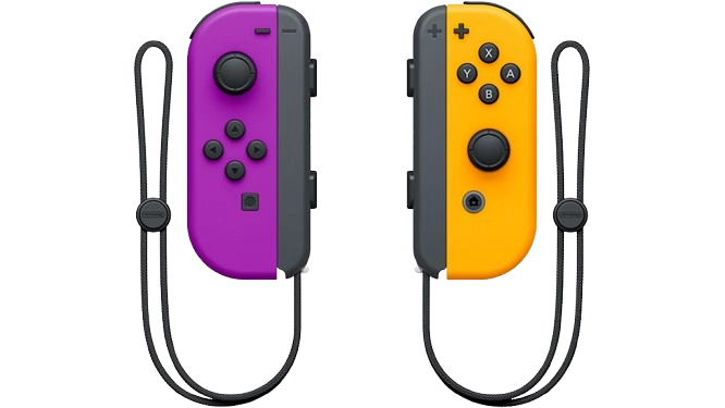 Joy-Con Neon Purple Neon Yellow- Nintendo Switch  for sale in Egypt from Games2Egypt