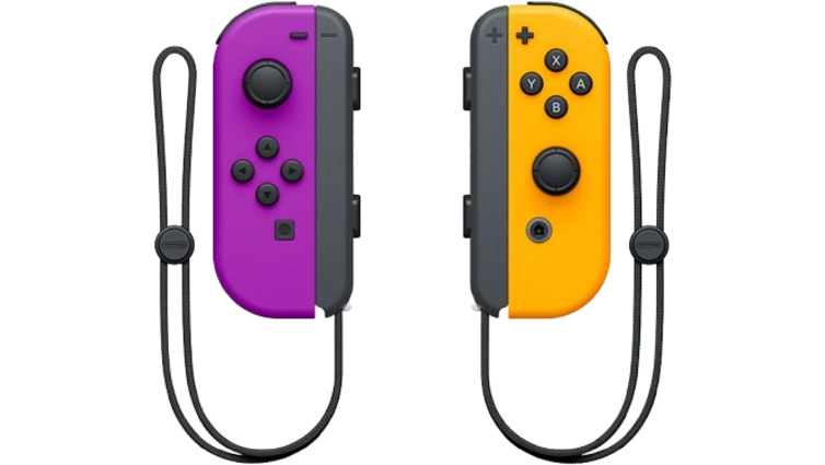 Joy-Con Neon Purple Neon Yellow- Nintendo Switch