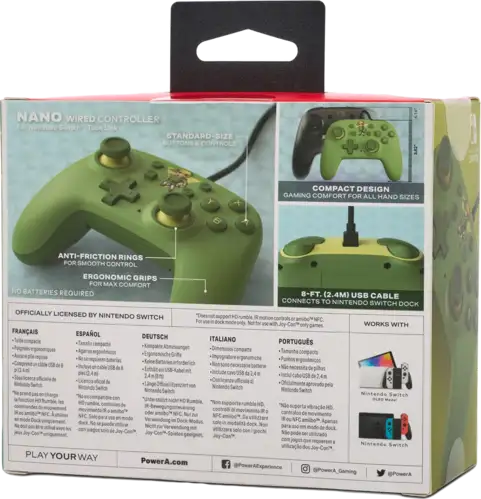 PowerA Nano Wired Controller Toon Link - Nintendo Switch  for sale in Egypt from Games2Egypt