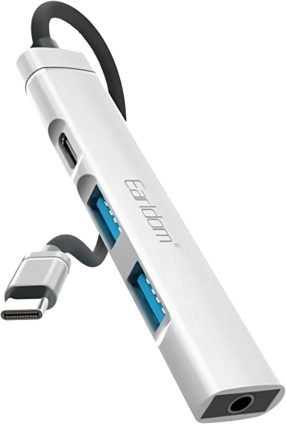 Earldom ET-HUB20 USB-C Hub with 4 USB 3.0 Ports 