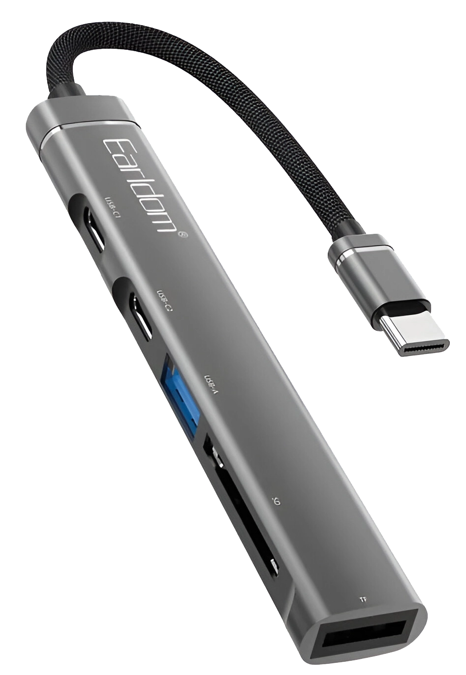 Earldom ET-HUB21 5-in-1 USB Type-C Hub  for sale in Egypt from Games2Egypt