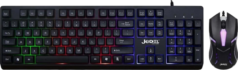 Jedel GK106 Gaming Set Keyboard and Mouse - Black -  for sale in Egypt from Games2Egypt