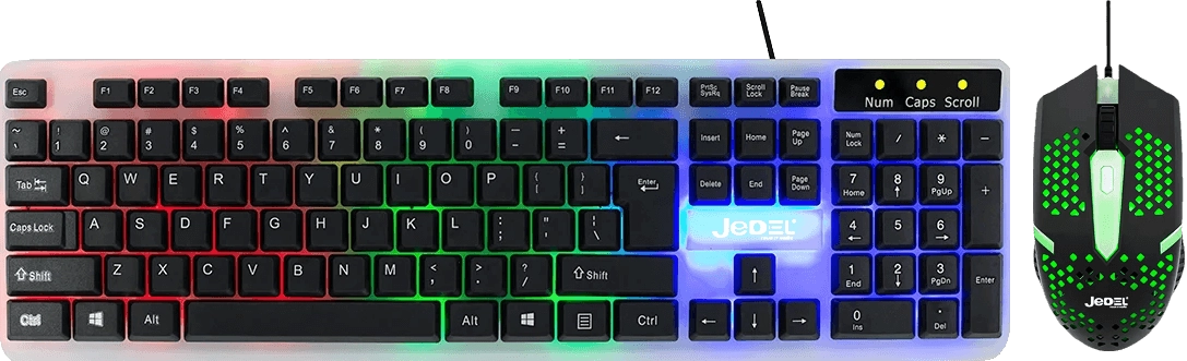 Jedel GK112 RGB Gaming Set Keyboard and Mouse   for sale in Egypt from Games2Egypt