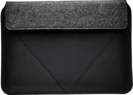 Laptop Leather Case 15.6 Inch - Black  for sale in Egypt from Games2Egypt