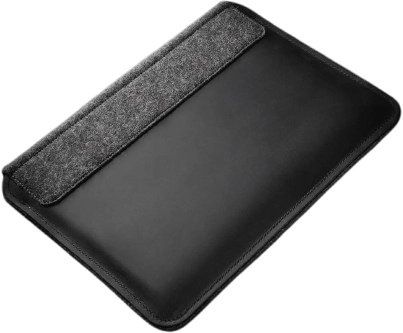 Laptop Leather Case 15.6 Inch - Black  for sale in Egypt from Games2Egypt