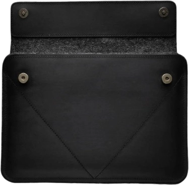 Laptop Leather Case 15.6 Inch - Black  for sale in Egypt from Games2Egypt