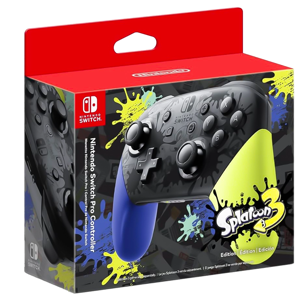 Nintendo Switch Pro Controller Splatoon 3 Edition  for sale in Egypt from Games2Egypt