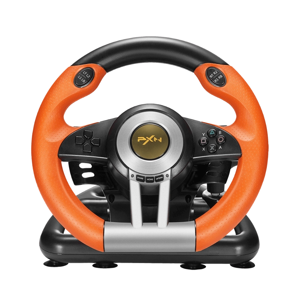 PXN V3II Racing Wheel - Orange - Open Sealed  for sale in Egypt from Games2Egypt