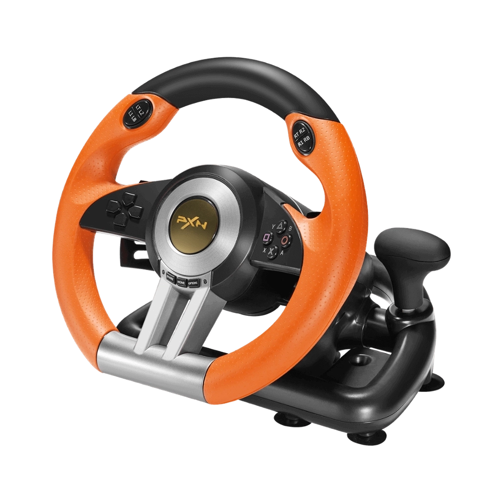 PXN V3II Racing Wheel - Orange - Open Sealed  for sale in Egypt from Games2Egypt