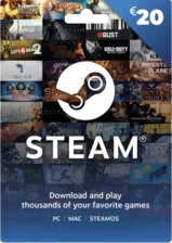 Steam Wallet Gift Card Europe 20 EUR -  for sale in Egypt from Games2Egypt