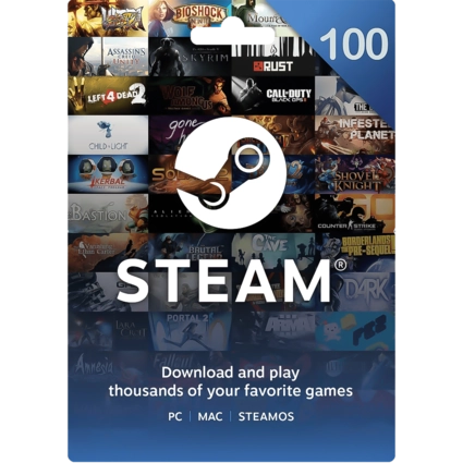 Steam Wallet Gift Card KSA SAR 100