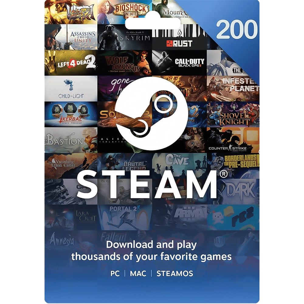 Steam Wallet Gift Card KSA SAR 200  for sale in Egypt from Games2Egypt