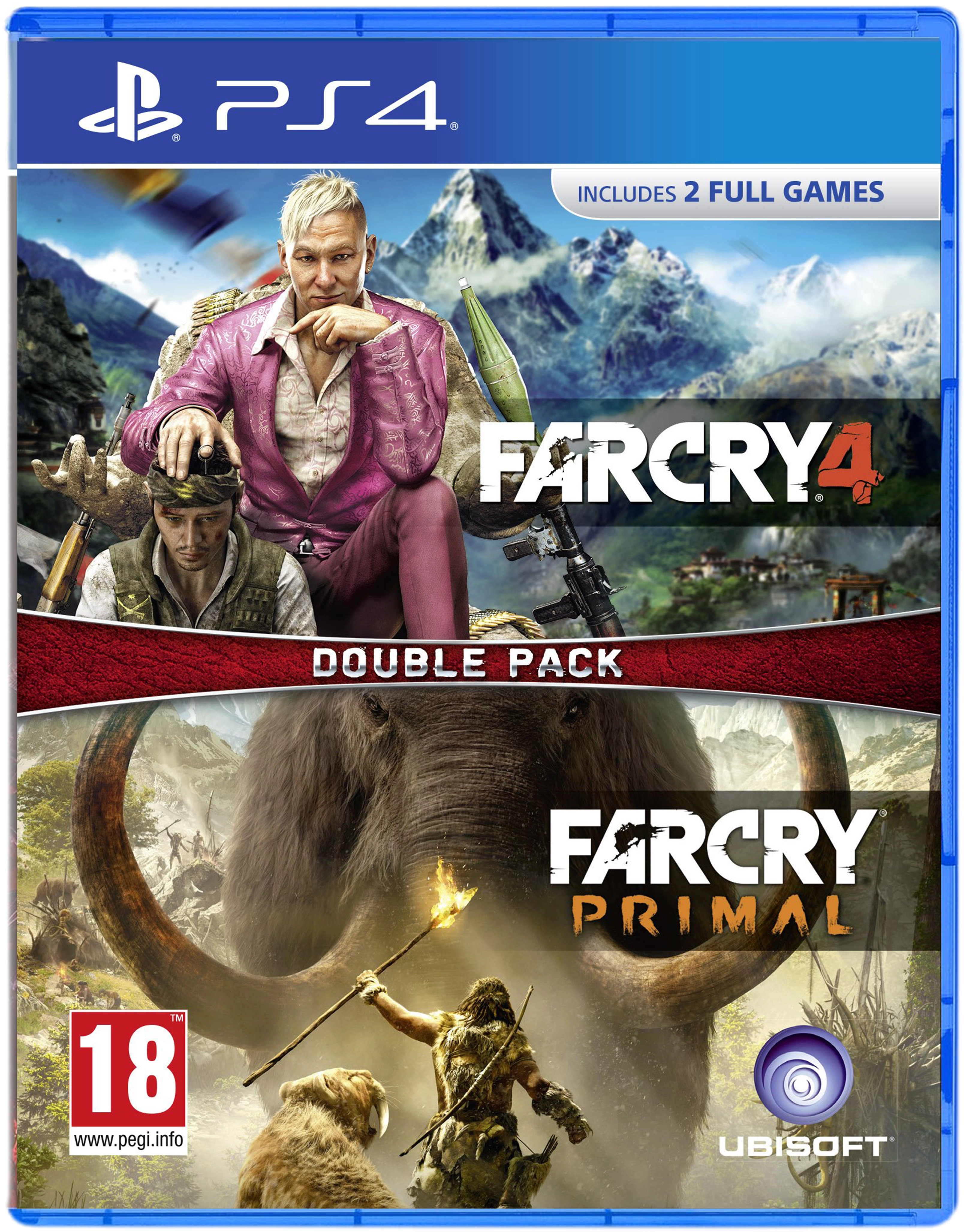 Far Cry Primal and Far Cry 4 - PS4  for sale in Egypt from Games2Egypt