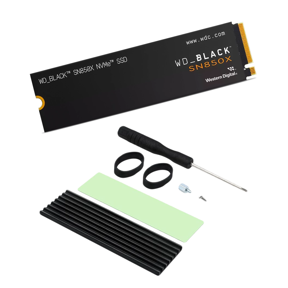 WD BLACK 1TB SN850X NVMe SSD + Heatsink for PS5  for sale in Egypt from Games2Egypt