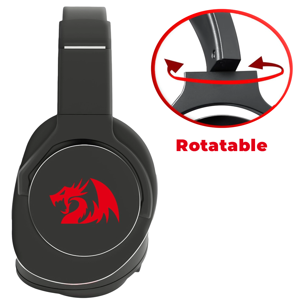 Redragon H720 Europe USB - Gaming headset - Black  for sale in Egypt from Games2Egypt