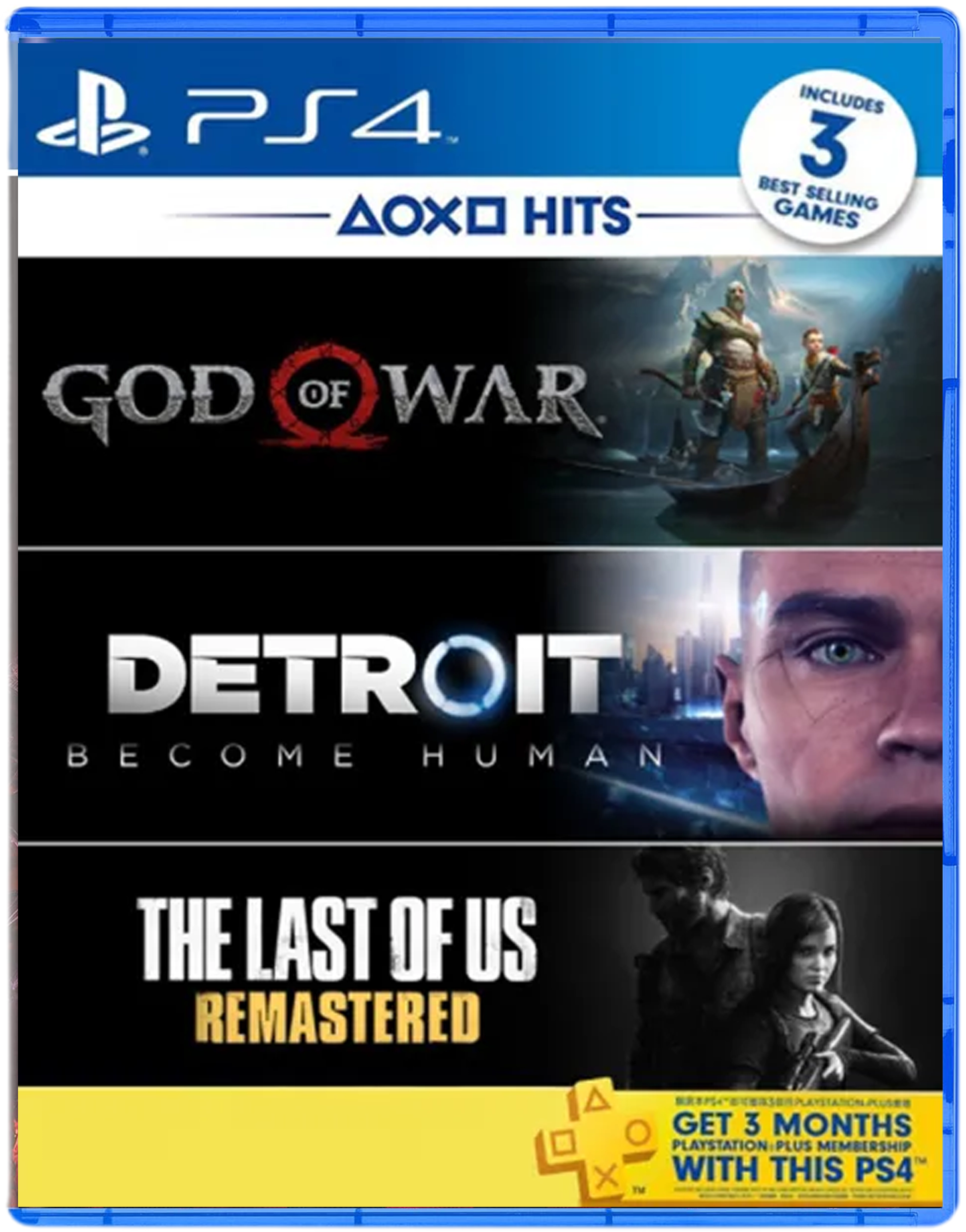 God of War, Detroit Become Human,The Last of Us Remastered Bundle - PS4 - Used  for sale in Egypt from Games2Egypt