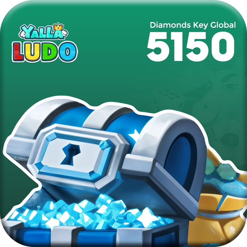 Yalla Ludo 5150 Diamonds Key Global Gift Card  for sale in Egypt from Games2Egypt