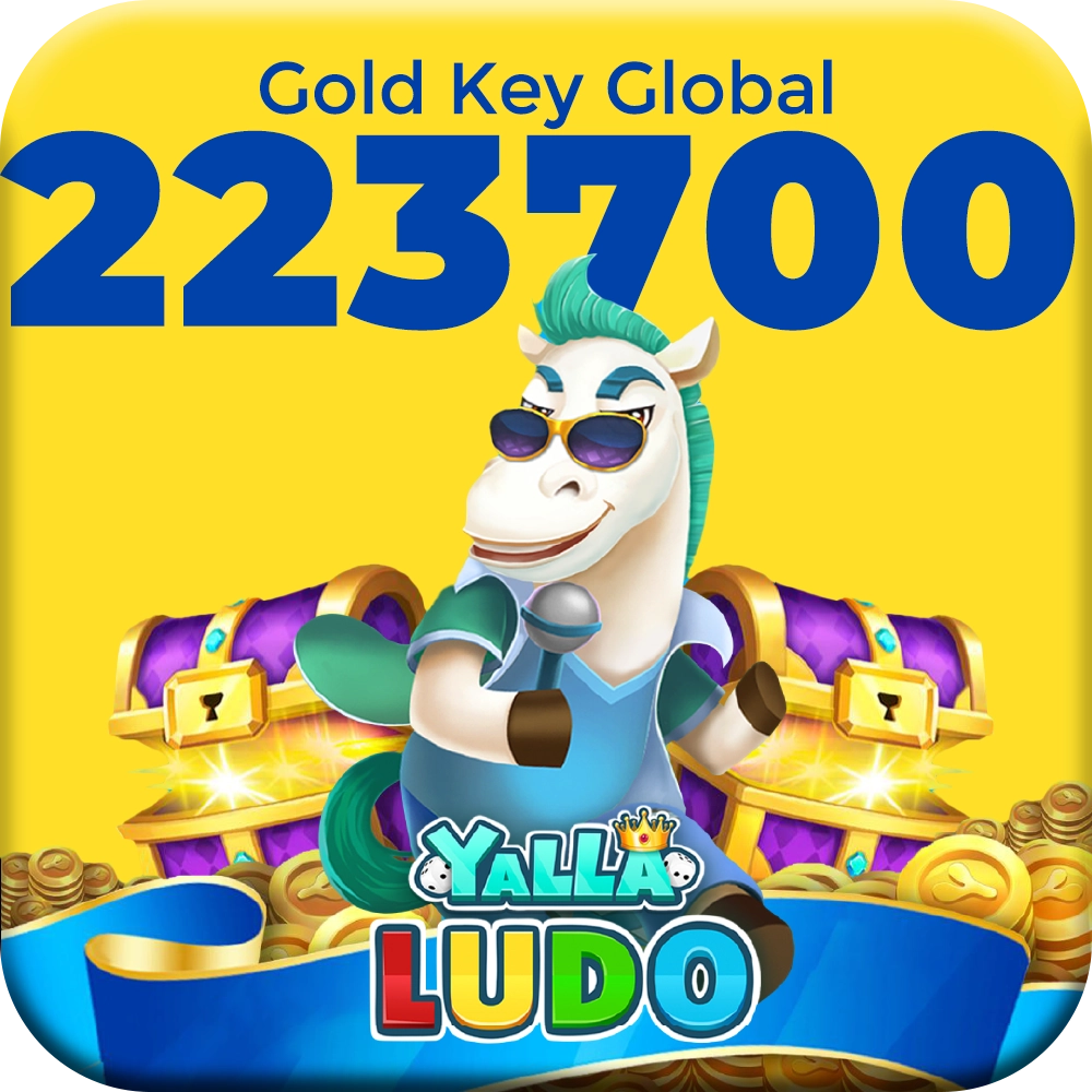 Yalla Ludo 223700 Gold Key Global Gift Card  for sale in Egypt from Games2Egypt