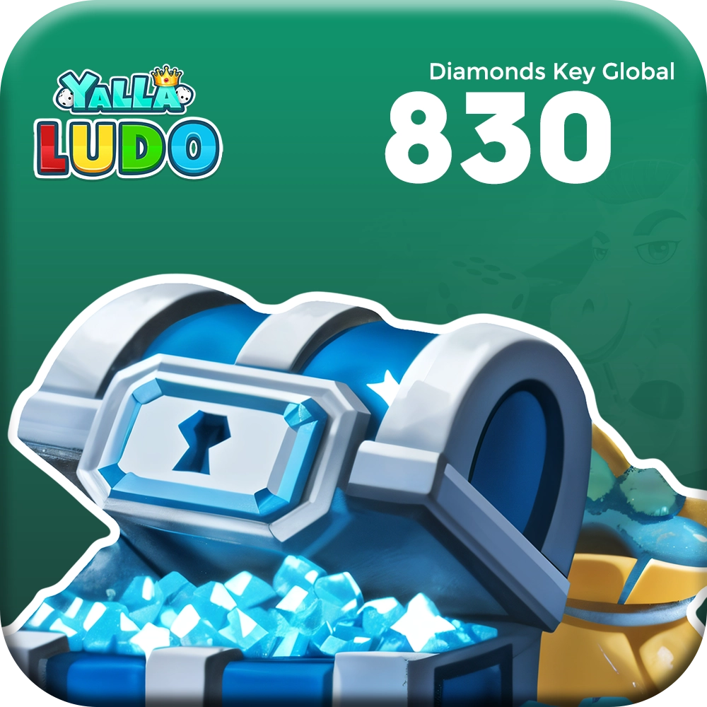 Yalla Ludo 830 Diamonds Key Global Gift Card  for sale in Egypt from Games2Egypt