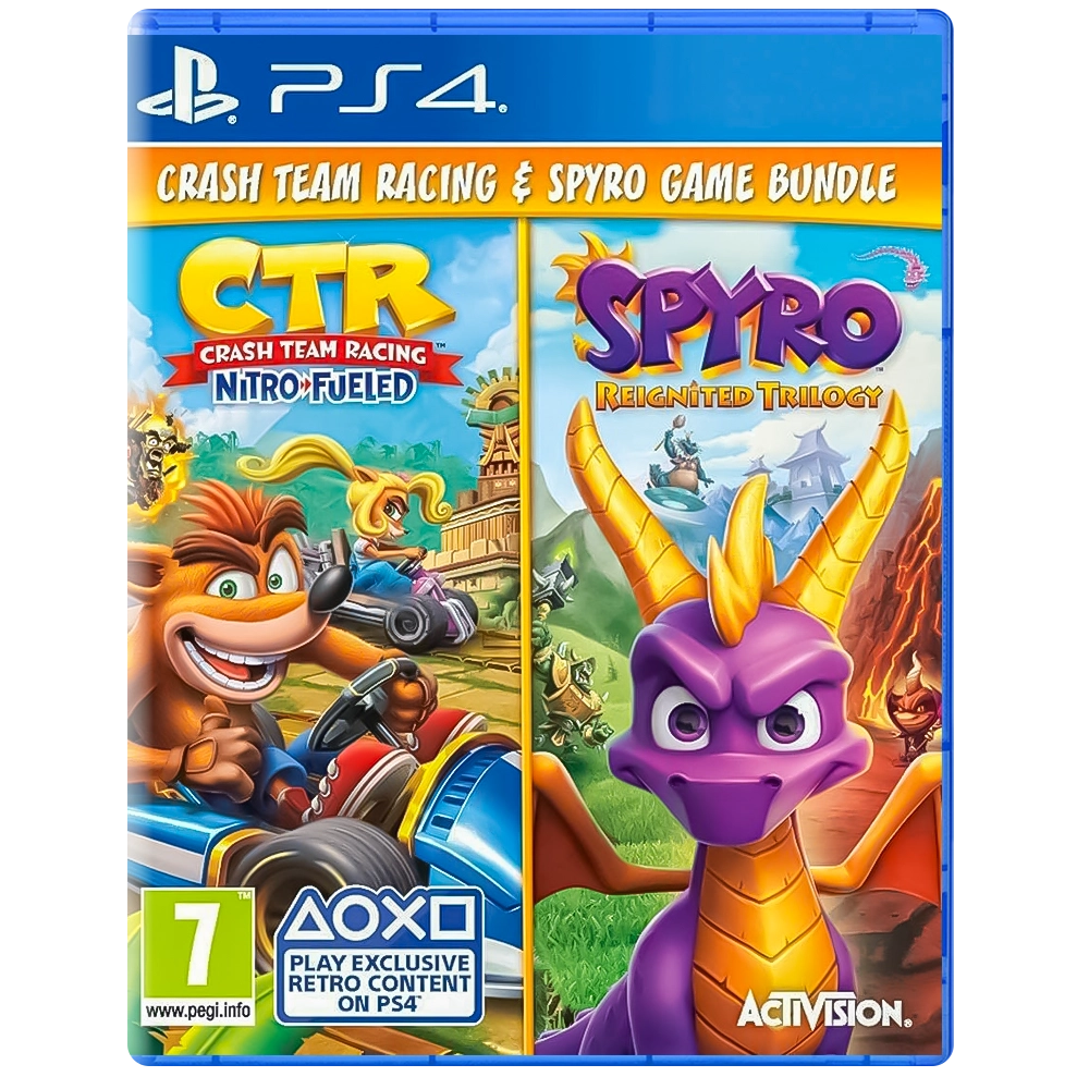 Spyro + Crash Game Bundle - PS4   for sale in Egypt from Games2Egypt