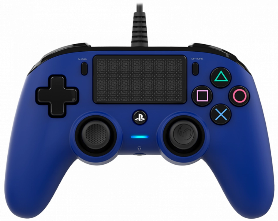 Nacon Wired Compact PS4 Controller -Blue  for sale in Egypt from Games2Egypt