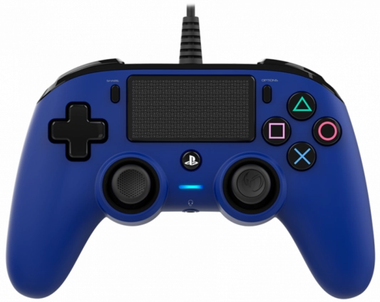 Nacon Wired Compact PS4 Controller - Blue