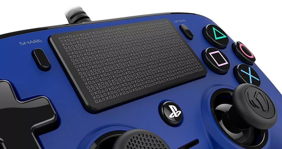 Nacon Wired Compact PS4 Controller -Blue  for sale in Egypt from Games2Egypt