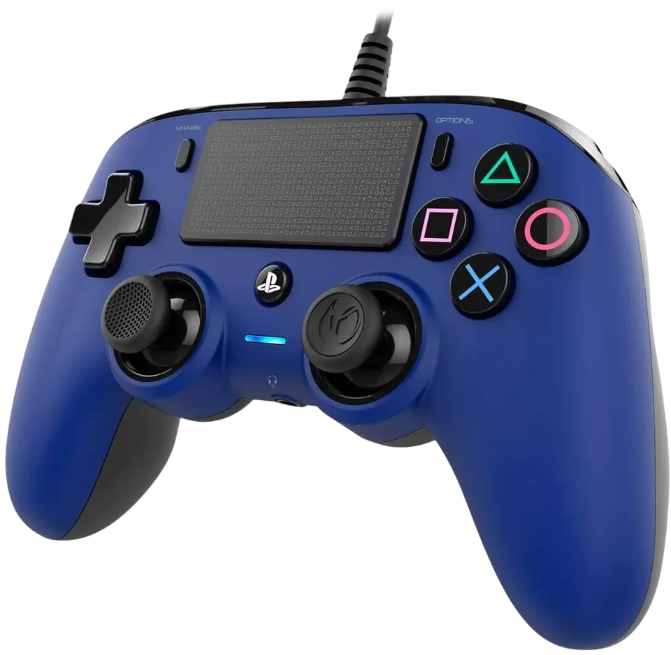 Nacon Wired Compact PS4 Controller -Blue  for sale in Egypt from Games2Egypt