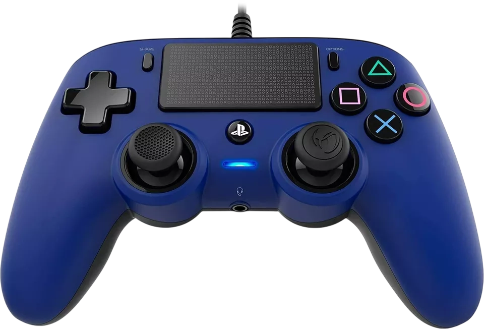 Nacon Wired Compact PS4 Controller -Blue  for sale in Egypt from Games2Egypt