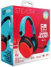 STEALTH C6-100 Wired Gaming headset -Neon Blue & Red  for sale in Egypt from Games2Egypt