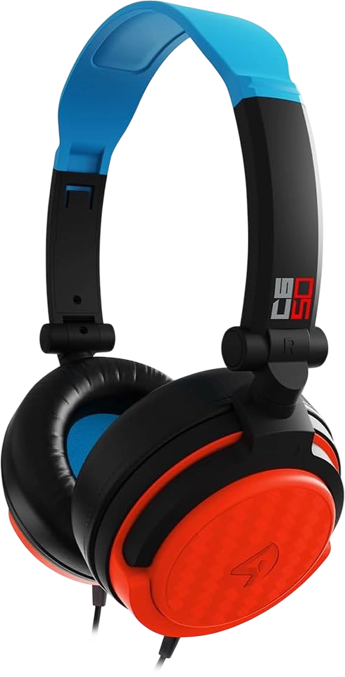 STEALTH C6-50 Stereo Wired Gaming headset - Neon Blue & Red  for sale in Egypt from Games2Egypt