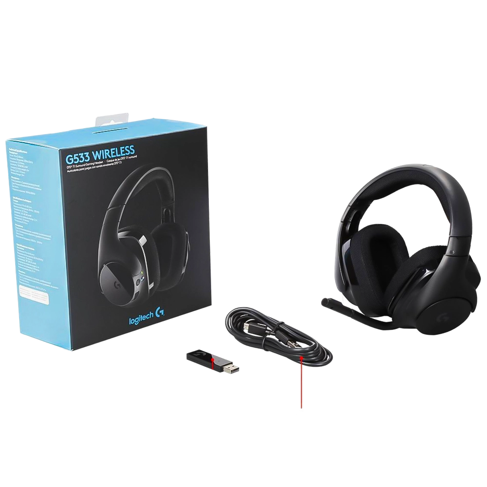 Logitech G533 Wireless 7.1 Surround Gaming Headset  for sale in Egypt from Games2Egypt