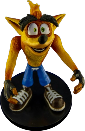 Crash Bandicoot Shocked face standed  - Figure