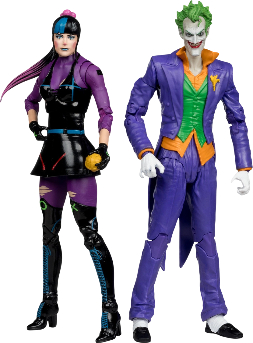 DC Multiverse The Joker & Punchline 2 Pack - Action Figure   for sale in Egypt from Games2Egypt