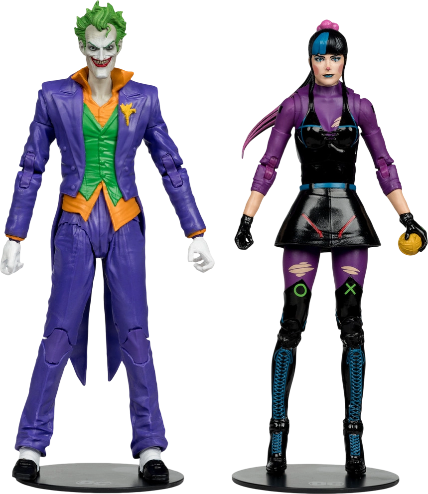 DC Multiverse The Joker & Punchline 2 Pack - Action Figure   for sale in Egypt from Games2Egypt