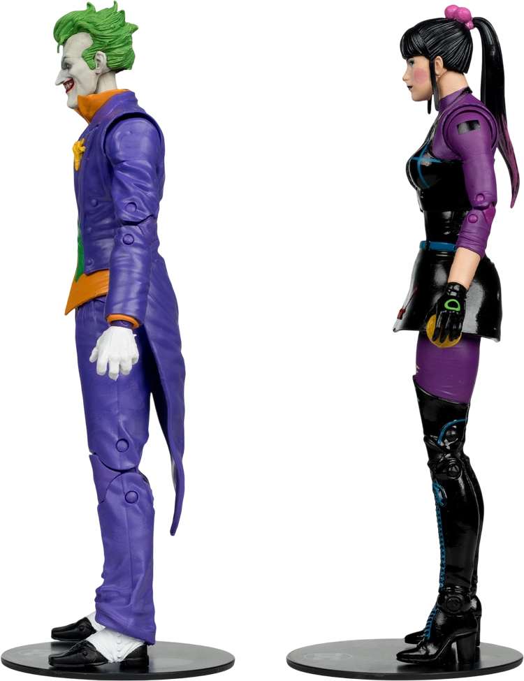 DC Multiverse The Joker & Punchline 2 Pack - Action Figure   for sale in Egypt from Games2Egypt