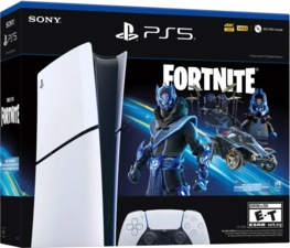 Sony PlayStation 5 Slim Console with Fortnite (Digital Edition) - 1TB - 1Y Warranty  for sale in Egypt from Games2Egypt