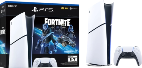 Sony PlayStation 5 Slim Console with Fortnite (Digital Edition) - 1TB - 1Y Warranty  for sale in Egypt from Games2Egypt