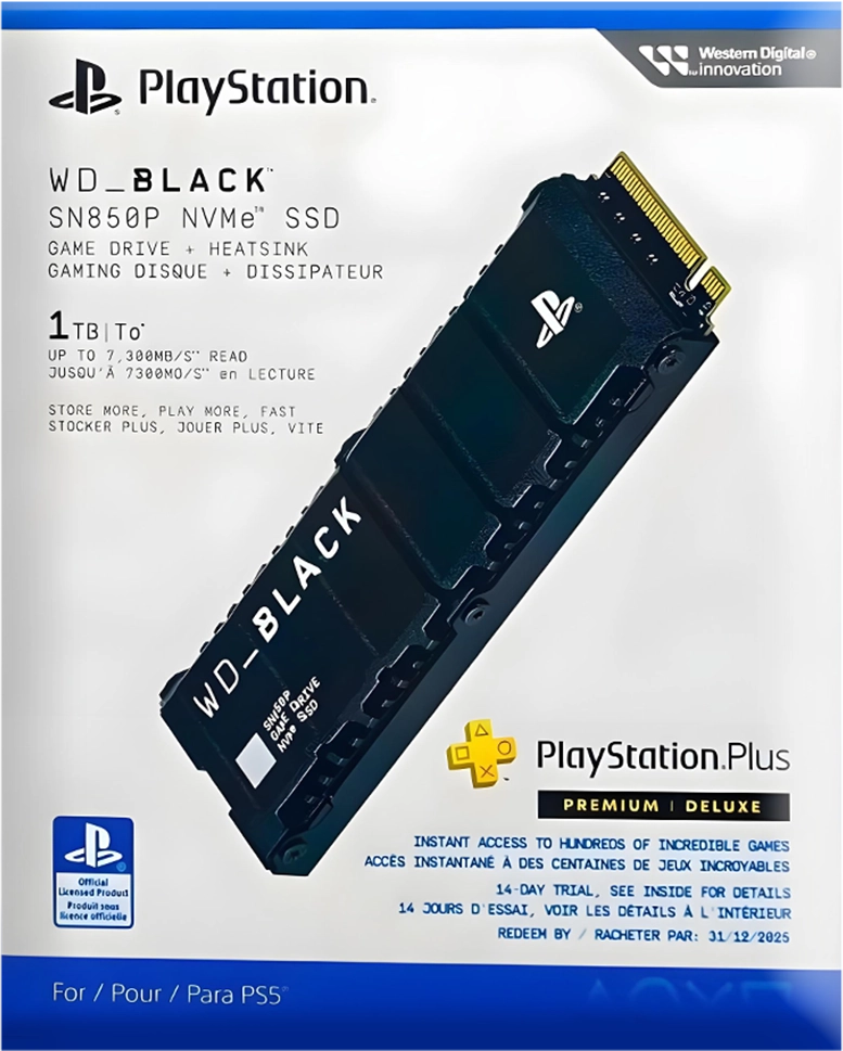 WD_BLACK SN850P NVMe SSD for PS5 consoles - 1TB  for sale in Egypt from Games2Egypt