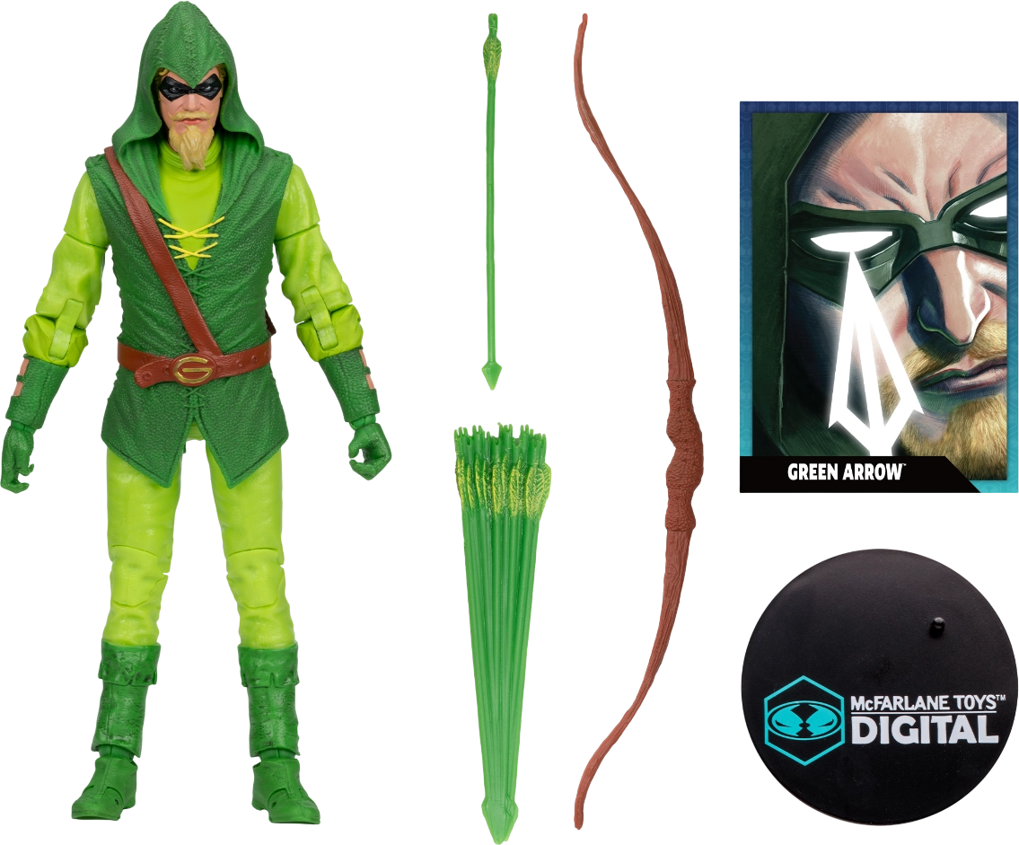 DC Multiverse Green Arrow (Longbow Hunter) - Action Figure   for sale in Egypt from Games2Egypt