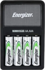 Energizer Charger + 4 AA Rechargeable Batteries - 2000mAh  for sale in Egypt from Games2Egypt