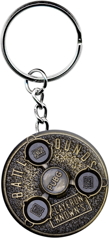 pubg Gold pan - Rotating Keychain Medal  for sale in Egypt from Games2Egypt