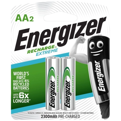 Energizer 2 AA Rechargeable Batteries (1.2V)