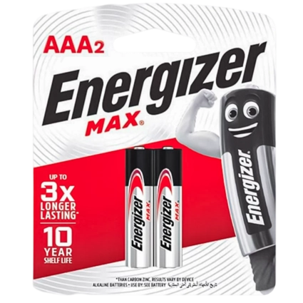 Energizer 2 AAA Max Batteries (1.5V)